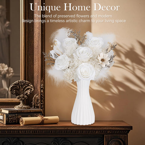 MAMAMIKO preserved bouquet handcrafted arrangement highlights texture and refinement.