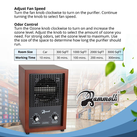 Mammoth odor eliminator for home and car helps create a fresher environment.