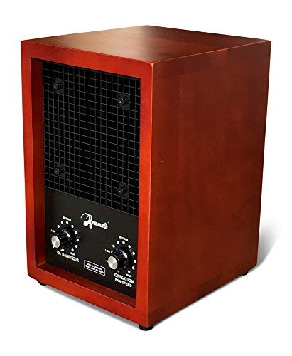 Mammoth wooden-design odor eliminator blends style with powerful deodorization.