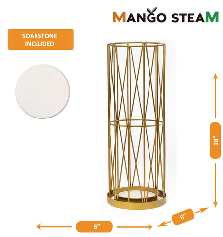 Mango Steam Pluvian rust-proof metal detail highlights durable construction