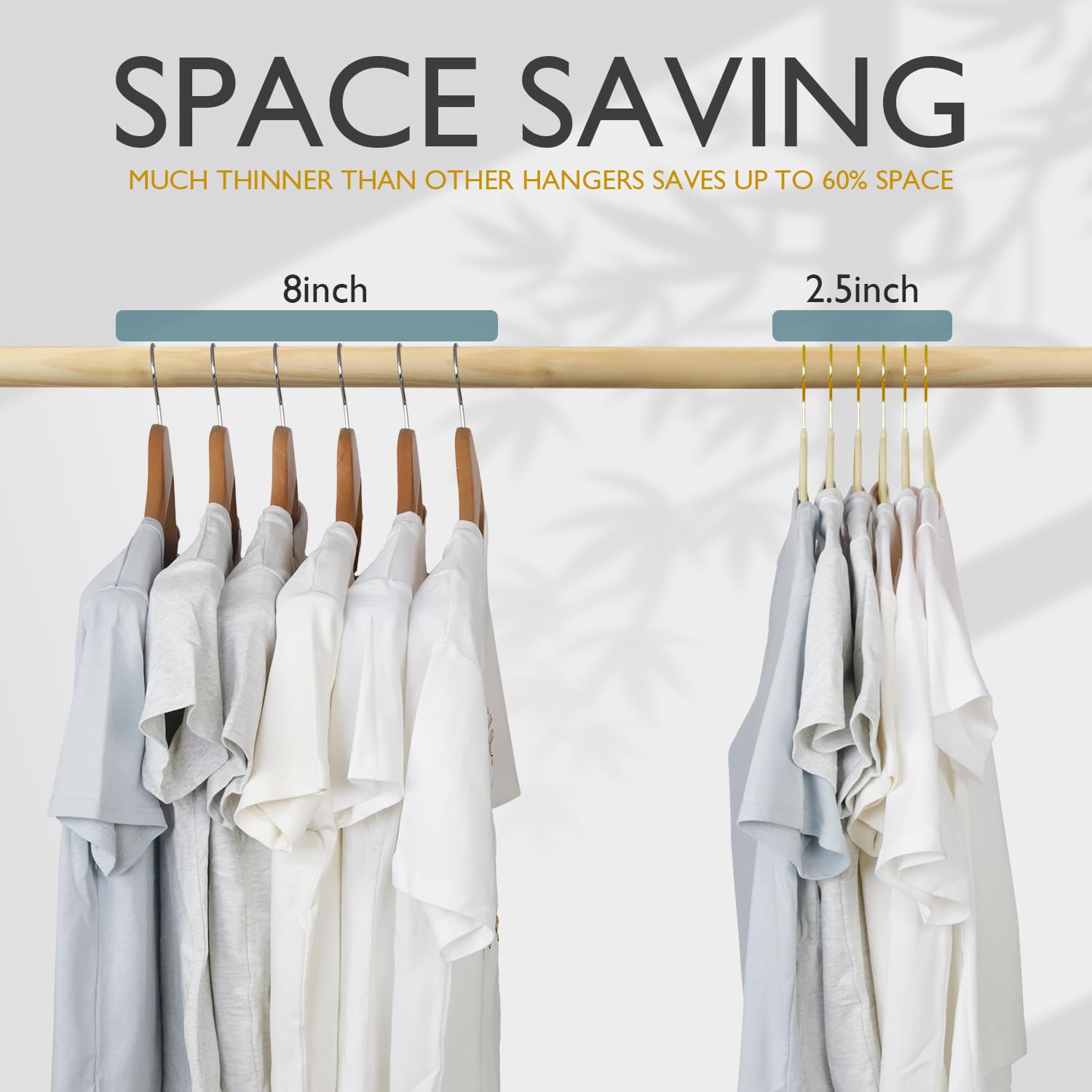 ManGotree versatile hanger for shirts, pants, dresses, and sweaters.