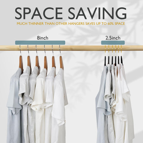 ManGotree durable hanger supports jackets, shirts, and dresses up to 11 pounds.