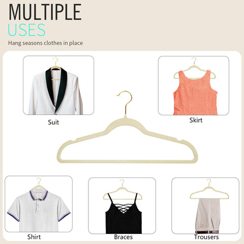 ManGotree gold hook detail enables smooth access to wardrobe.