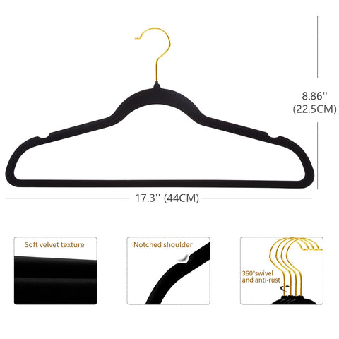 ManGotree ultra-thin space-saving hanger frees closet space.
