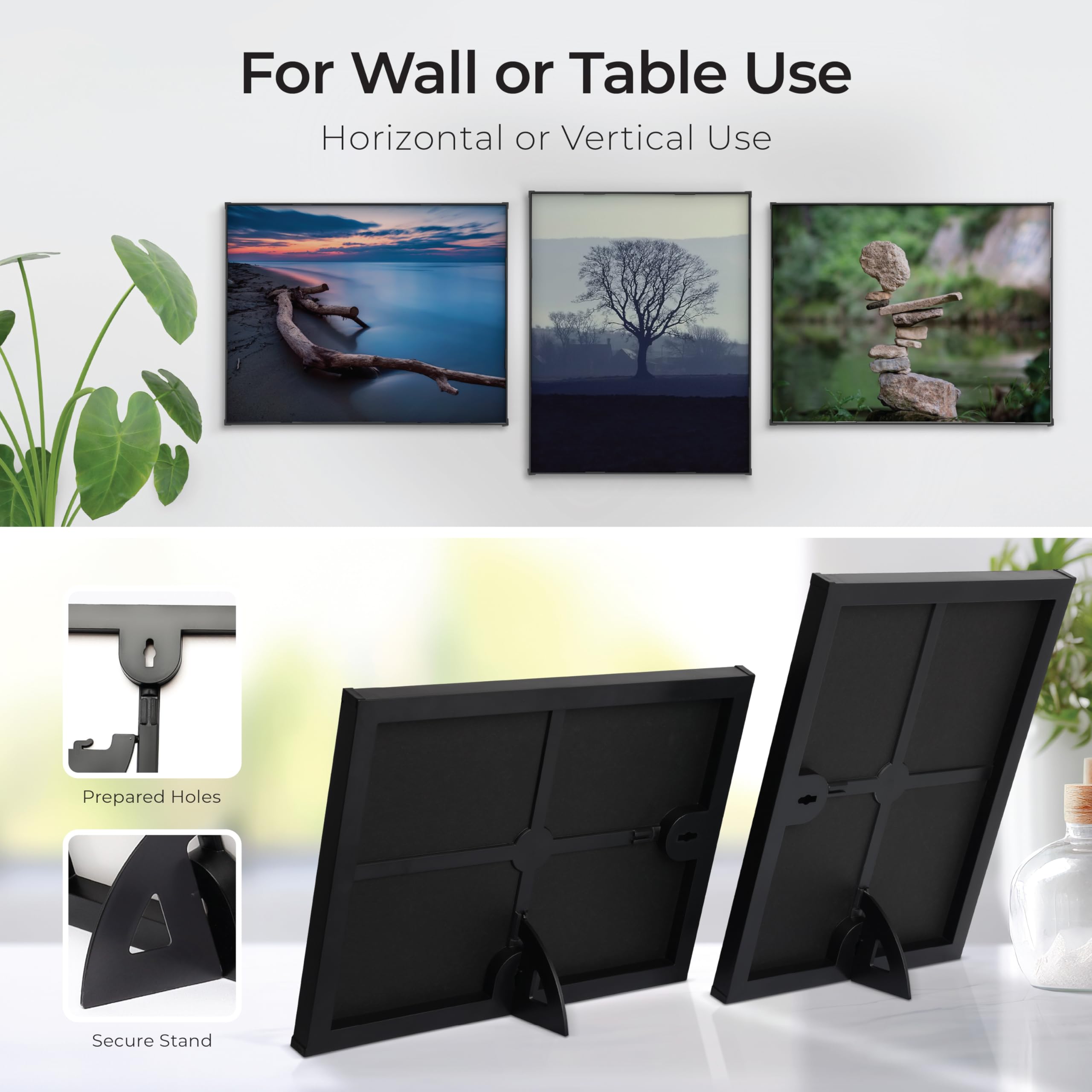 Mantello Essentials 8.5x11 frame in a six-pack for bulk setups