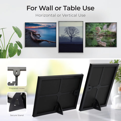 Mantello Essentials 8.5x11 frame in a six-pack for bulk setups