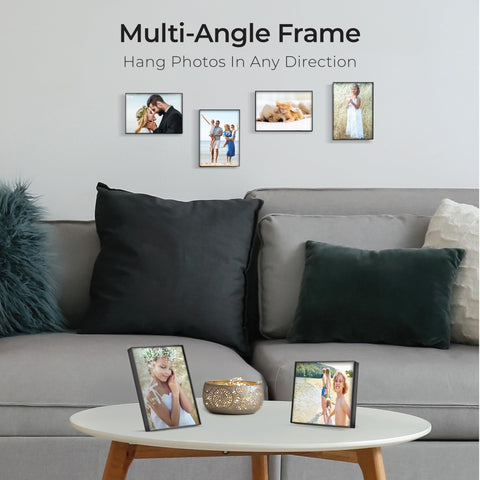 Mantello Essentials 8.5x11 frame supports vertical or horizontal display