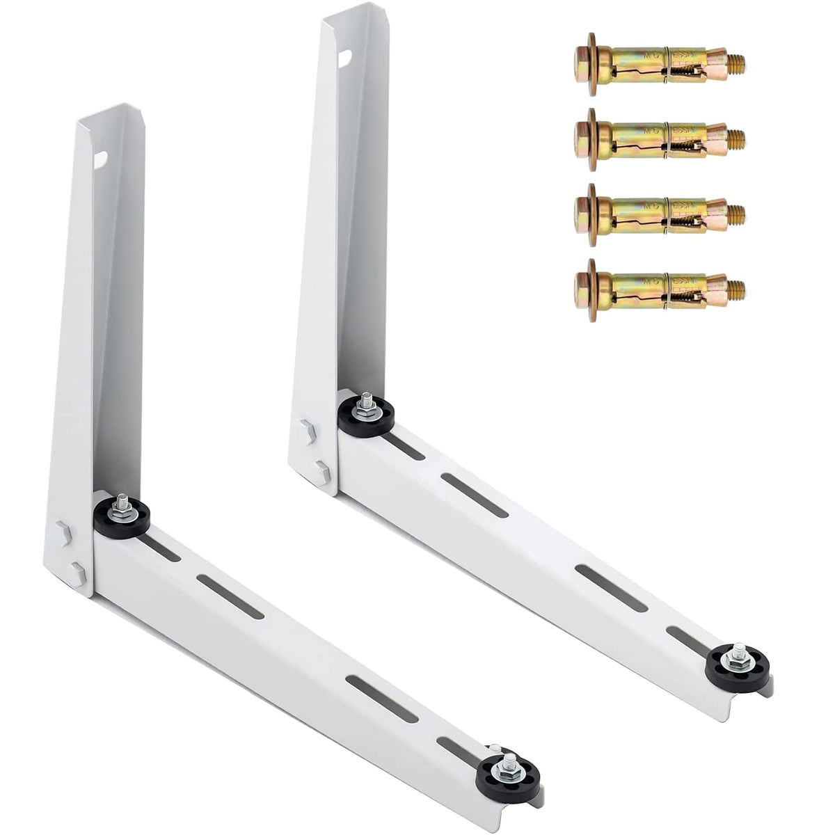 Maotong mini split bracket front view highlighting sturdy 300 lb capacity for secure mounting.