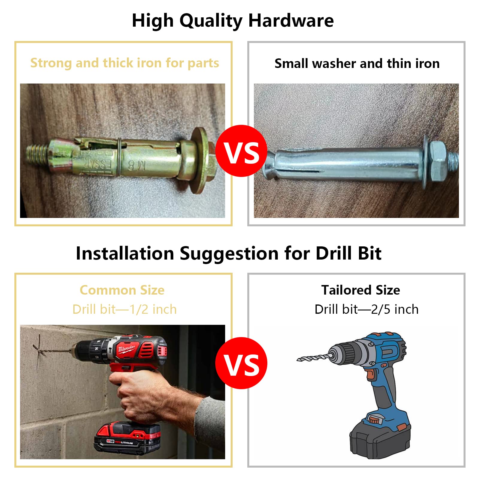 Maotong wall-mount bracket installation pack with complete hardware for quick setup.