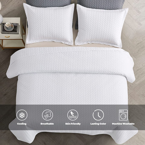 Maple&Stone chevron quilting closeup highlights contemporary texture