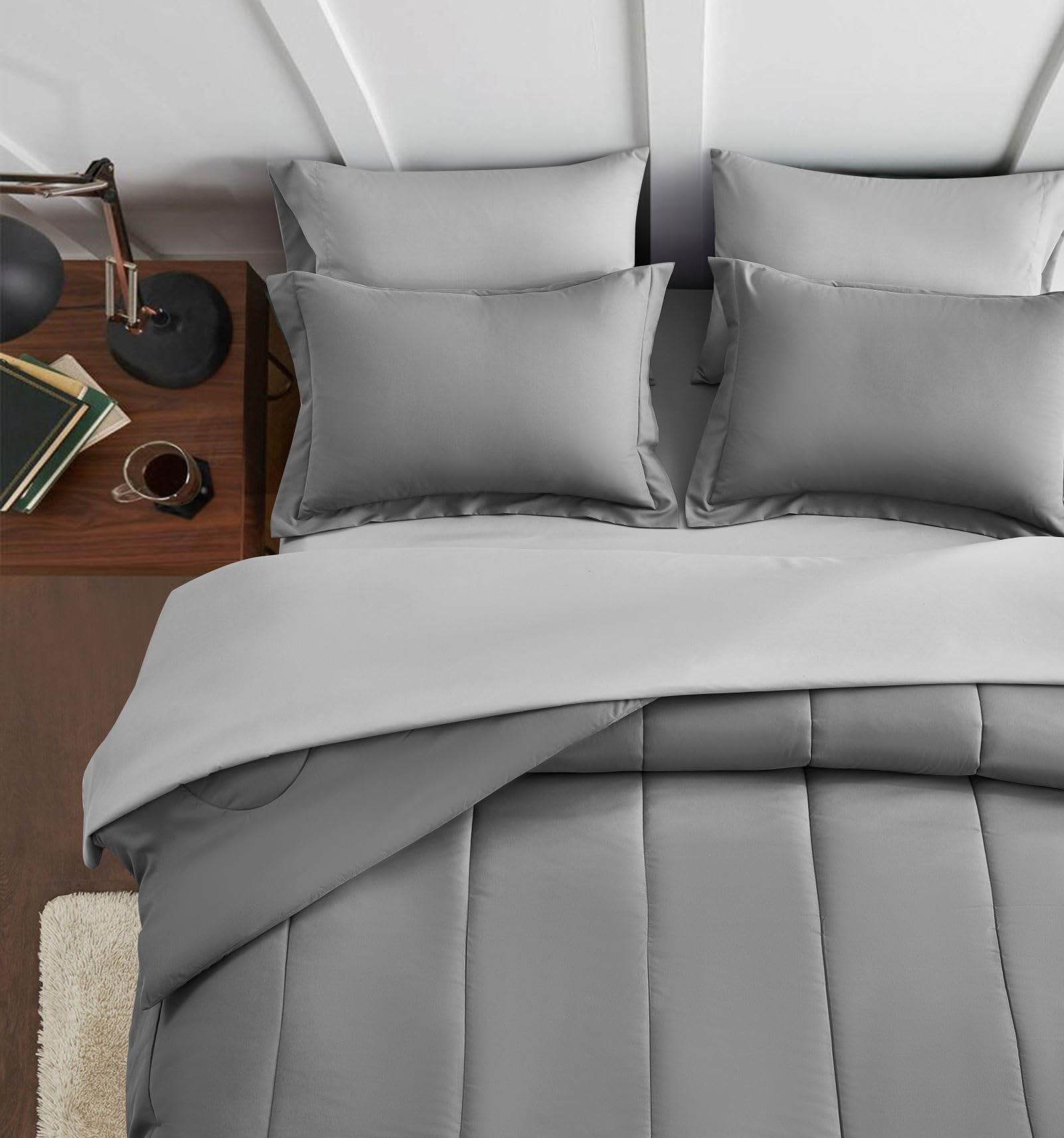Maple&Stone flat sheet 81x96 offers smooth drape and breathable comfort.