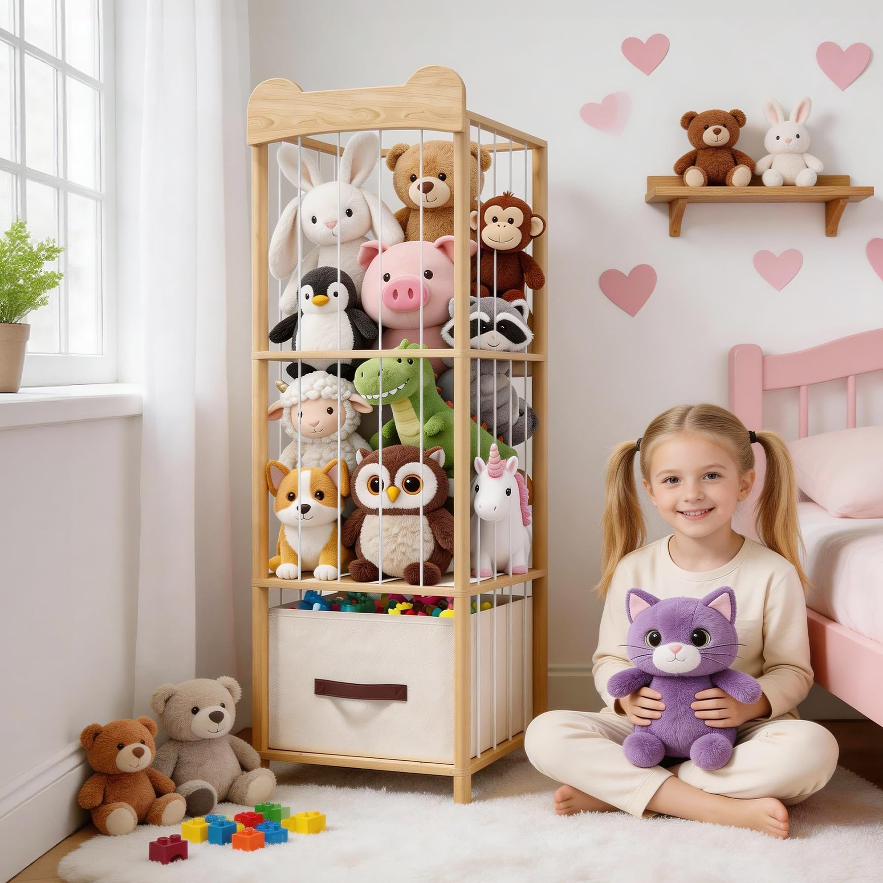 MapleGrace-space-saving-nursery-playroom-layout maximizes floor space.