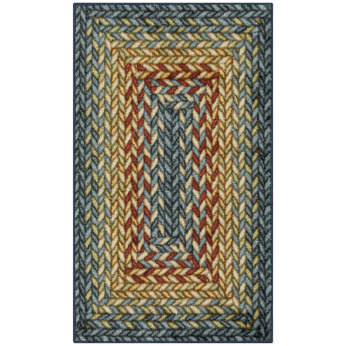 Maples Rugs Marion braid-pattern rug adds textured warmth to any room
