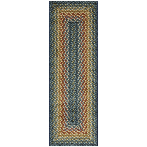 Maples Rugs Marion printed braided-design texture adds subtle visual depth.