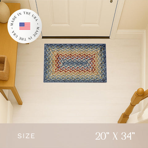 Maples Rugs Marion soft polyester pile enhances durability and simple cleaning