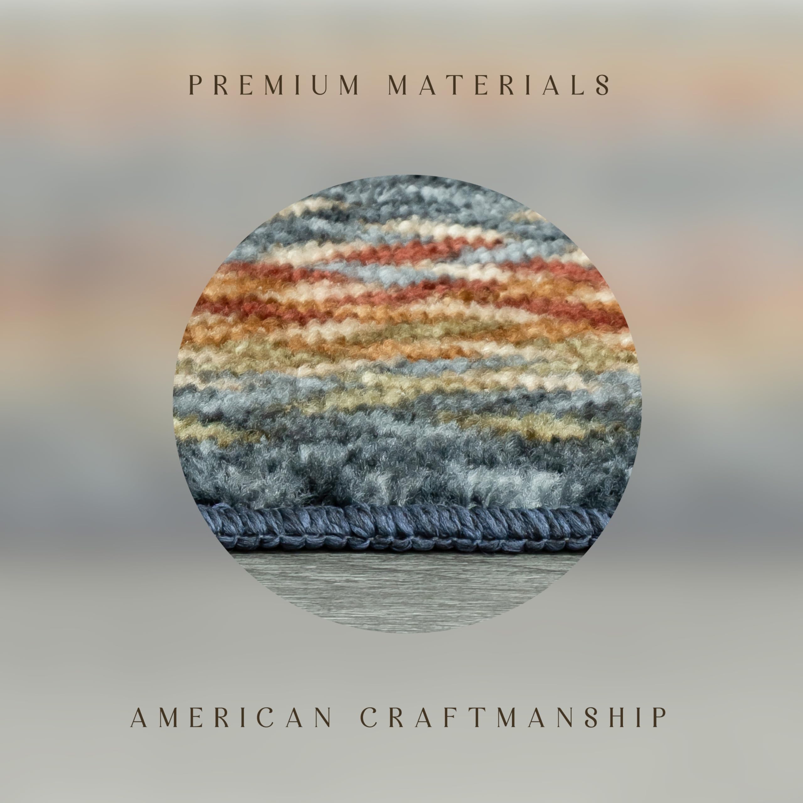 Maples Rugs Marion USA-made tag signals domestic craftsmanship and quality.