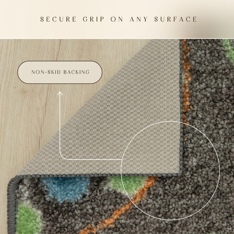 Maples Rugs Reggie machine washable rug for easy cleaning and quick refreshes.
