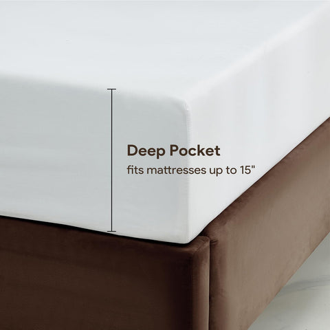 Maple&Stone bulk-pack-white-sheets provide versatile backups for home, hotel, or Airbnb.
