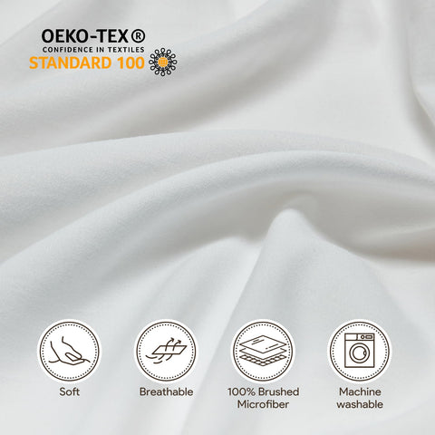 Maple&Stone easy-fit elastic ensures sheets stay in place all night.