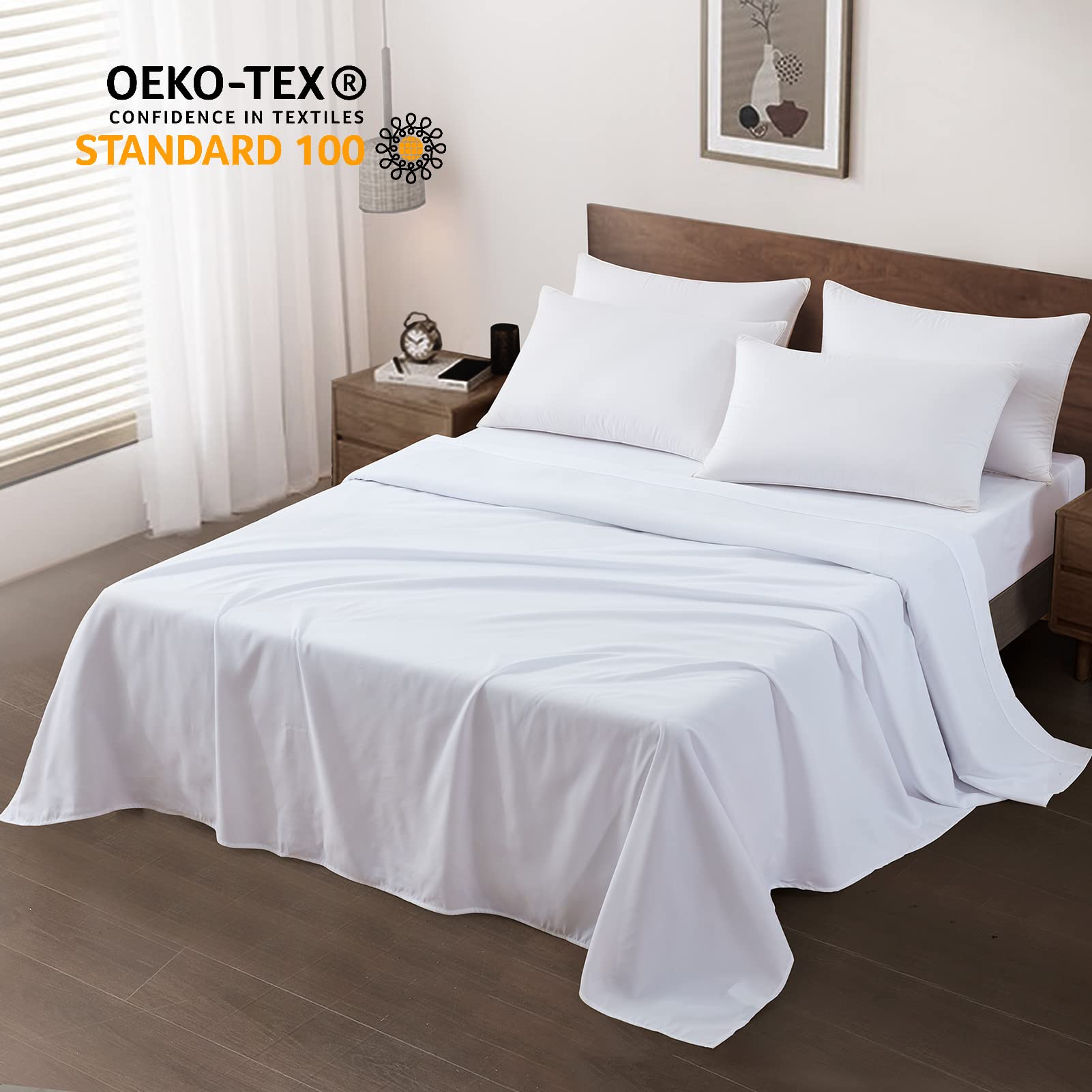 Maple&Stone hemmed edge detail showcases elegant lines for a neat bed look.