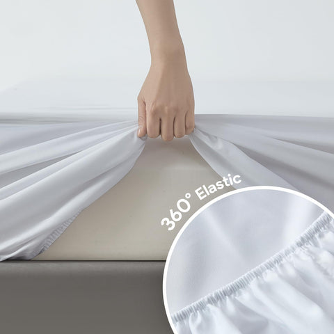 Maple&Stone soft-brushed-microfiber sheet offers gentle touch and breathable comfort.