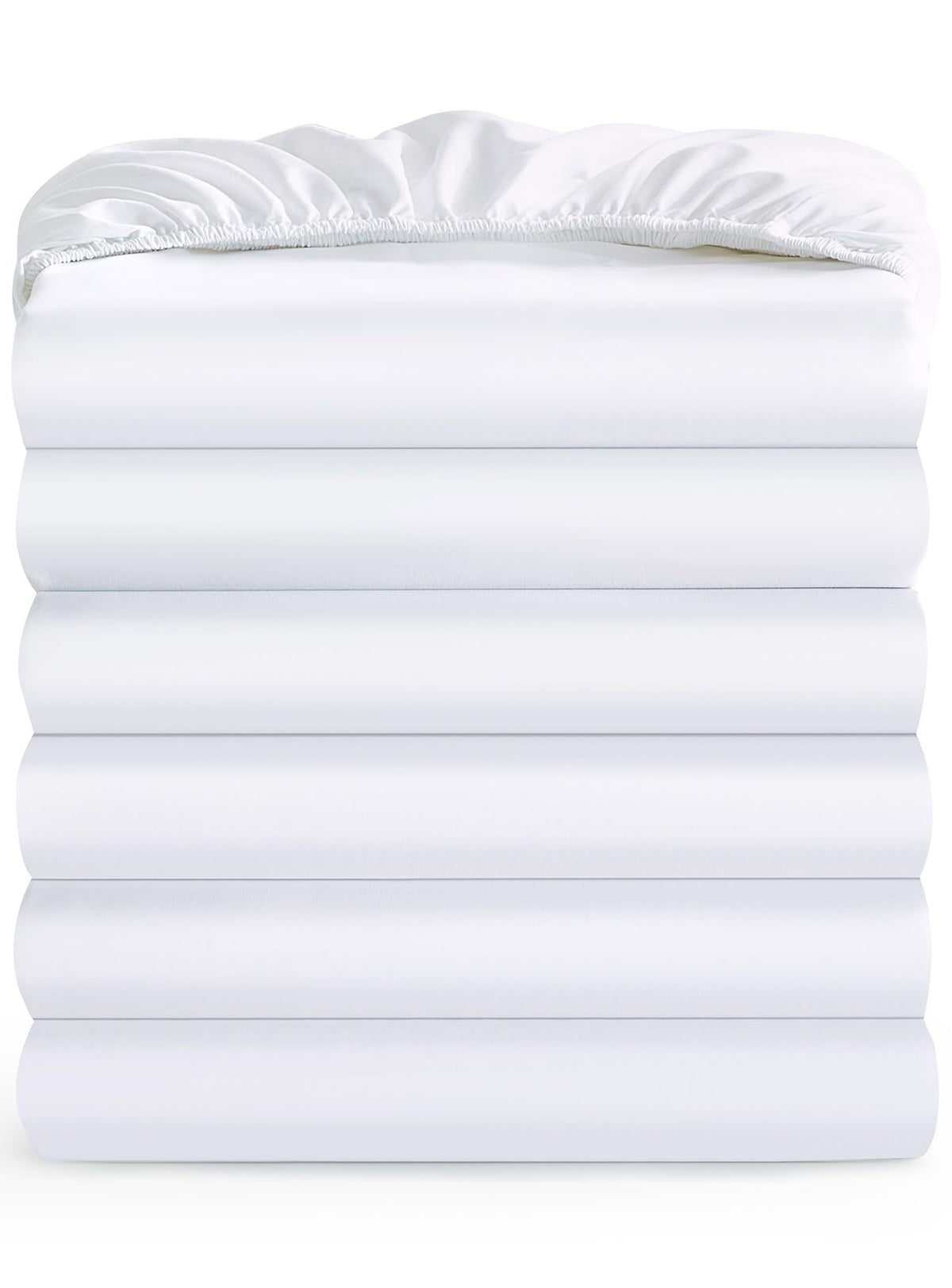 Maple&Stone twin fitted sheet pack6 deep-pocket fits securely for uninterrupted sleep.