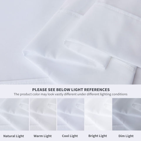 Maple&Stone white twin sheets brighten bedrooms with clean, fresh aesthetics.