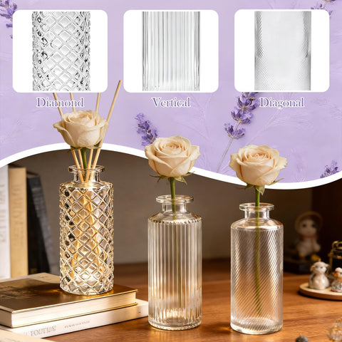 Mapoxy mini vases ideal for single stems or small bouquets at home.