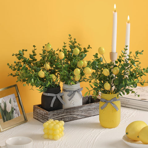 Maracco mason jars display arrangement on the dining table for spring gatherings.