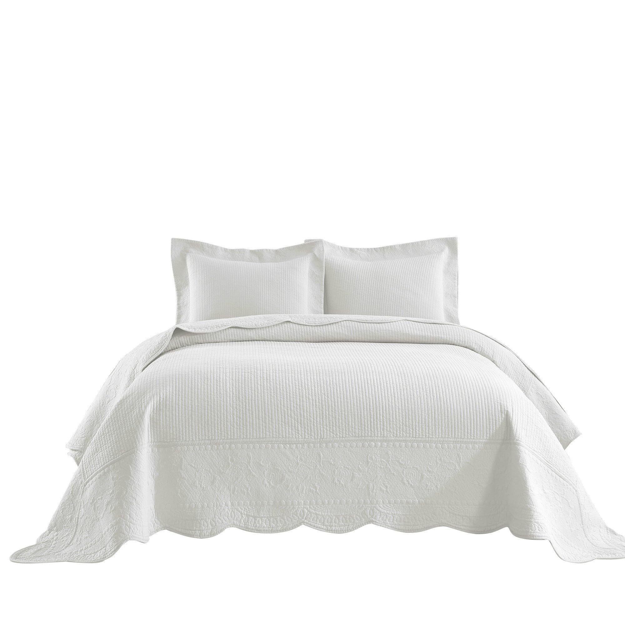 MarCielo queen shams 20x26 complete the coordinated, polished look.