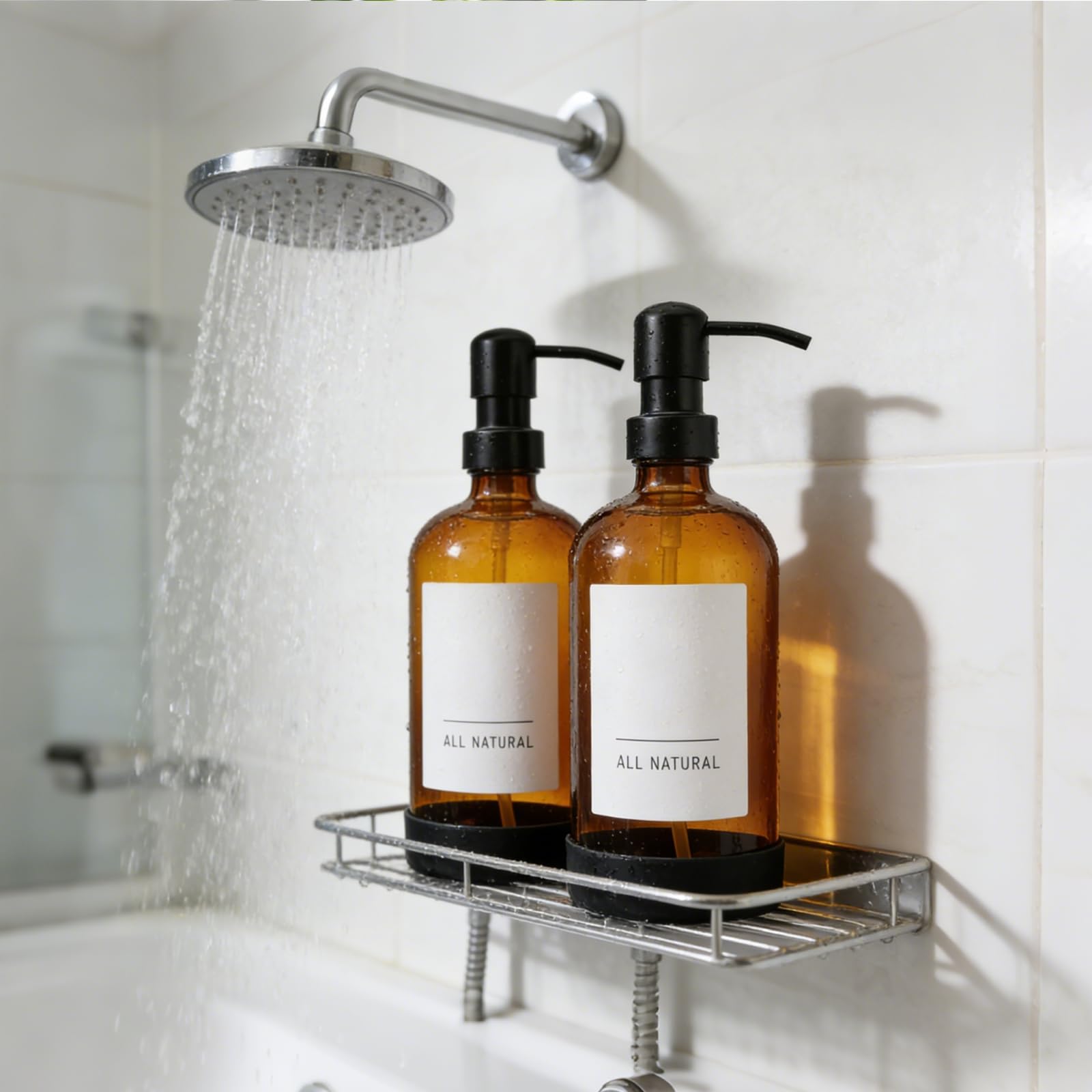 Maredash non-slip bottom pads keep dispensers stable on counters.