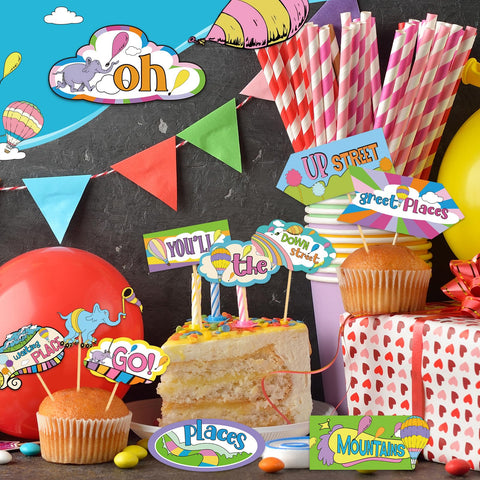 Marhpveua wall or door decor signs create a vibrant backdrop.