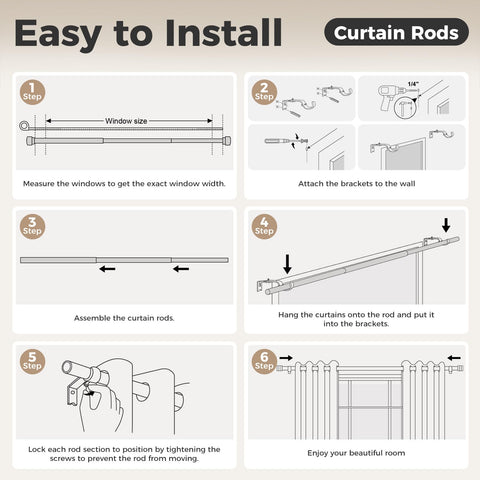 MARHSIPE easy installation guide and hardware in one kit.