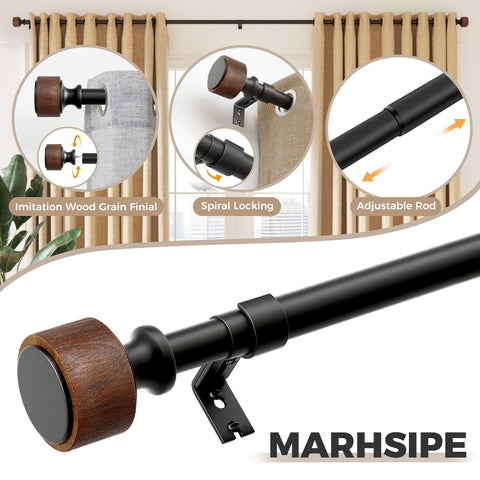 MARHSIPE includes screws and anchors for quick, secure installation.