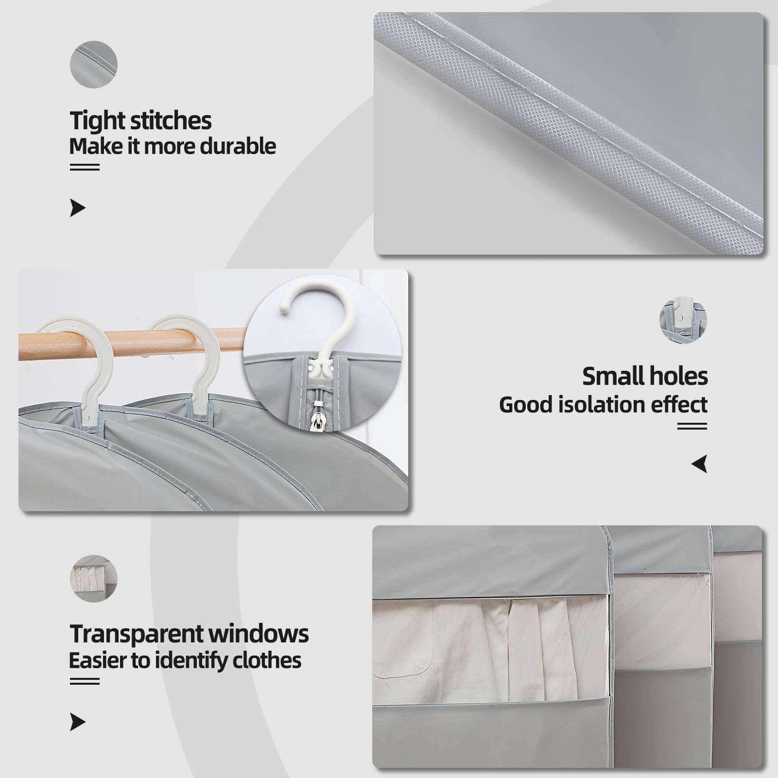 MARMINS garment bags suited for home storage and car travel.