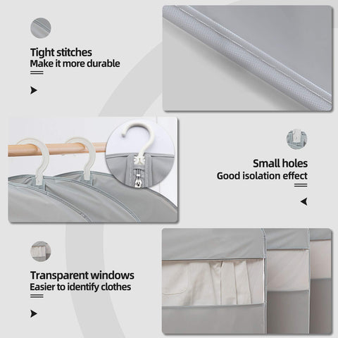 MARMINS garment bags suited for home storage and car travel.