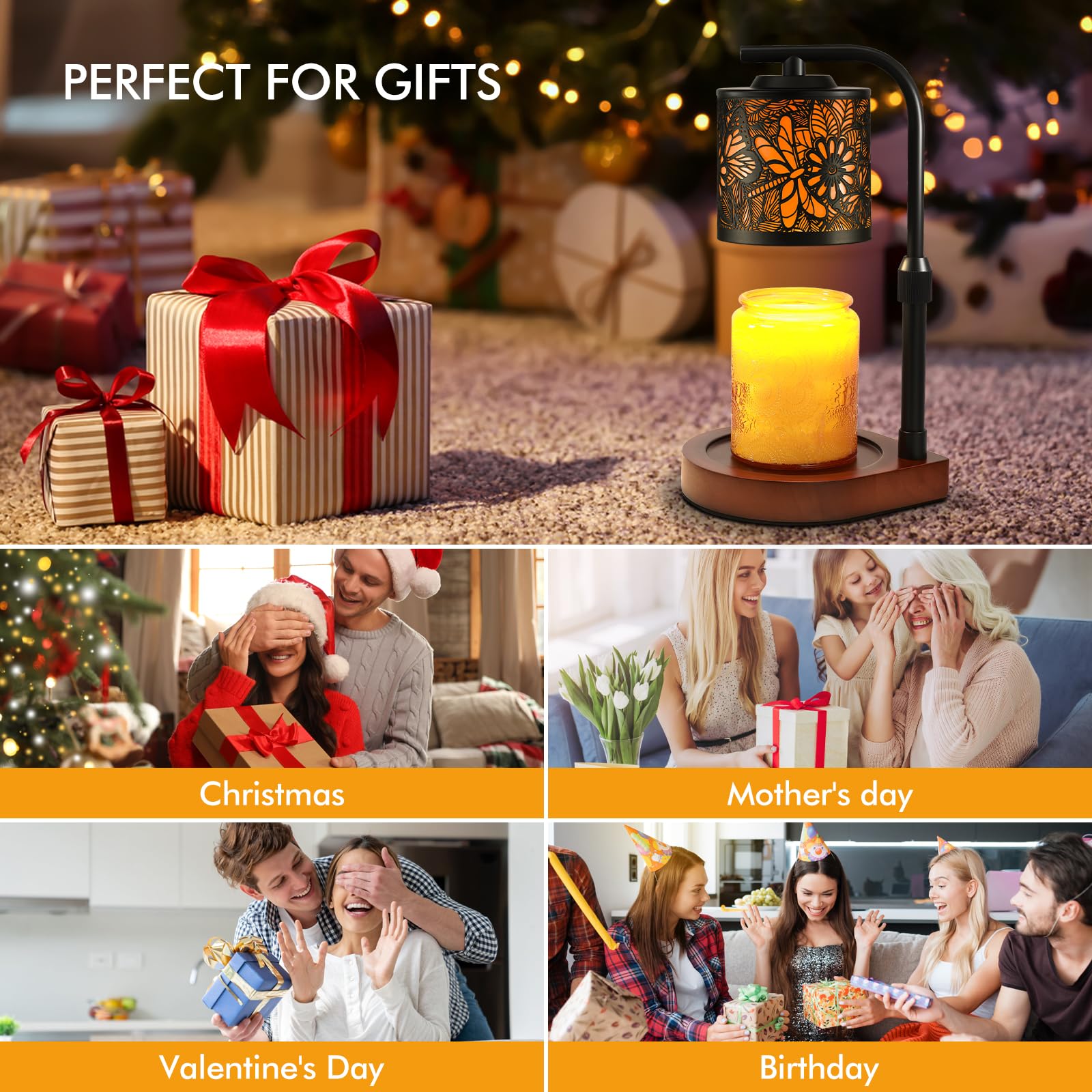 Maromamix Candle Warmer Lamp ideal gift for birthdays and housewarmings.