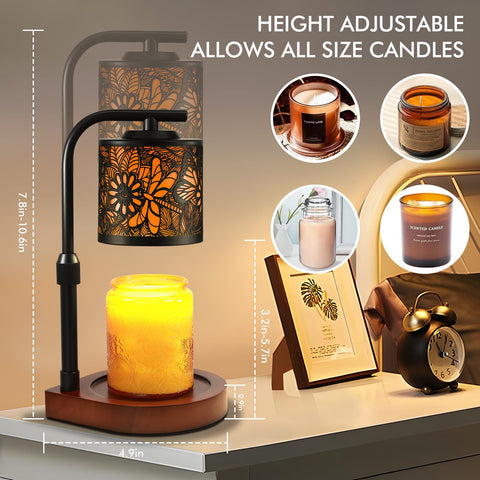 Maromamix Candle Warmer Lamp timer function enables safe, timed fragrance sessions.