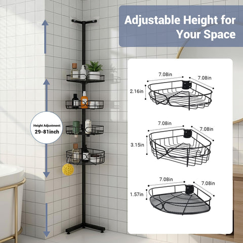 Marovitax non-slip base with adhesive pads stabilizing corner placement