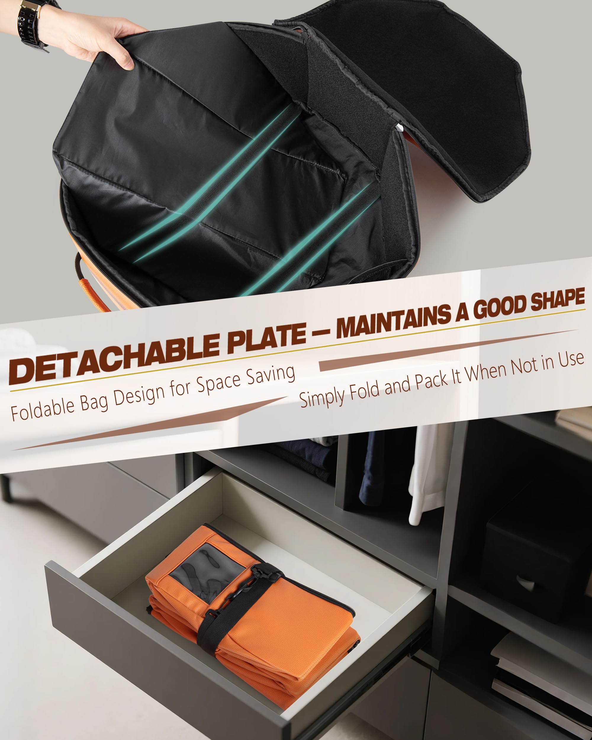 Marscamd vegan leather close-up highlighting easy cleaning and durable texture.