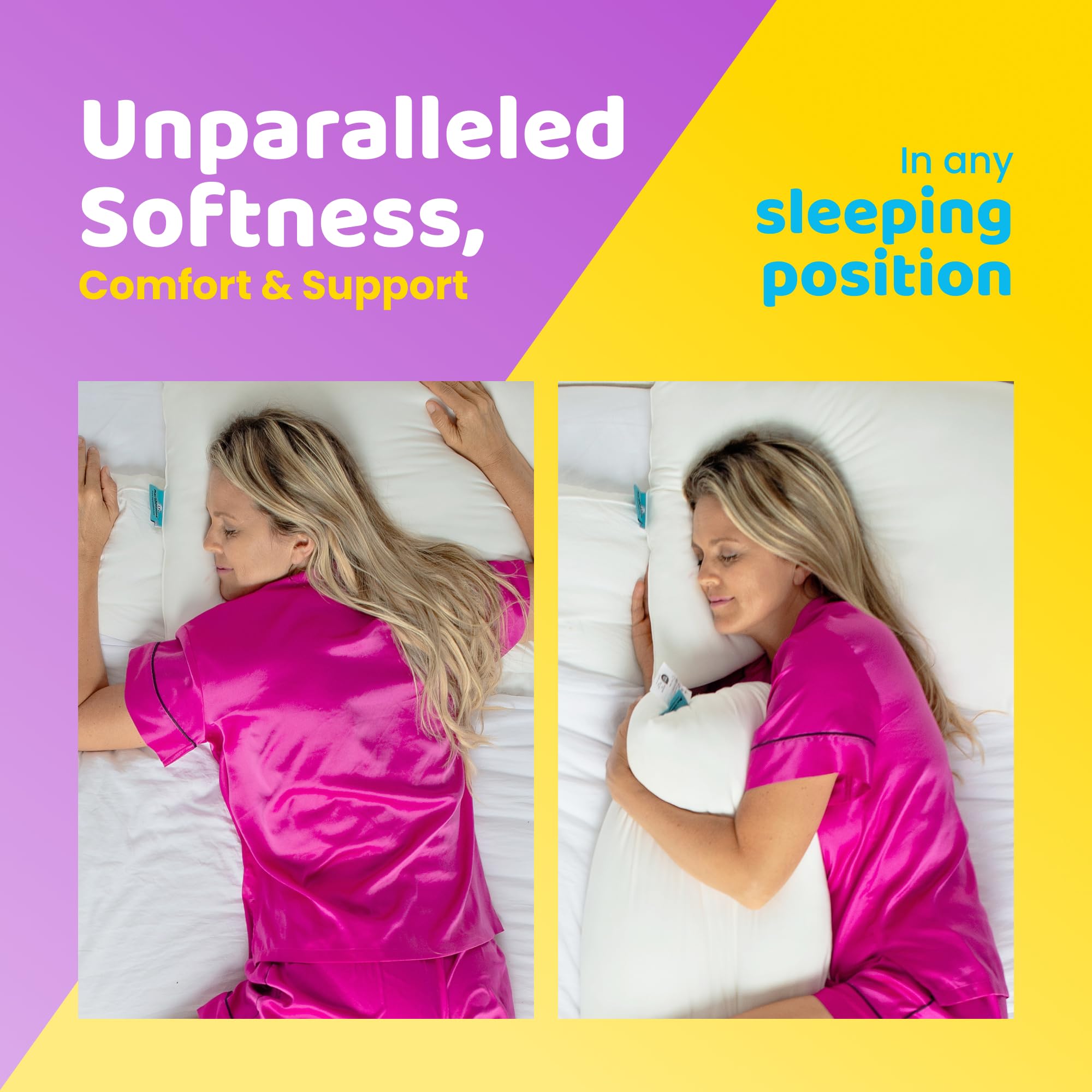 Marshmalloo stomach-sleeper-friendly design adapts to sleeping position.