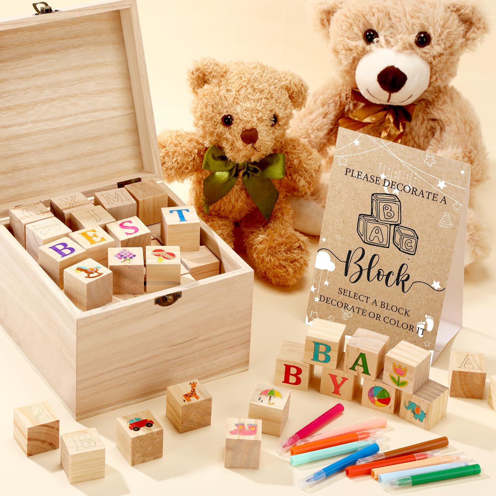 Marsui blocks support DIY crafts and gender reveal ideas