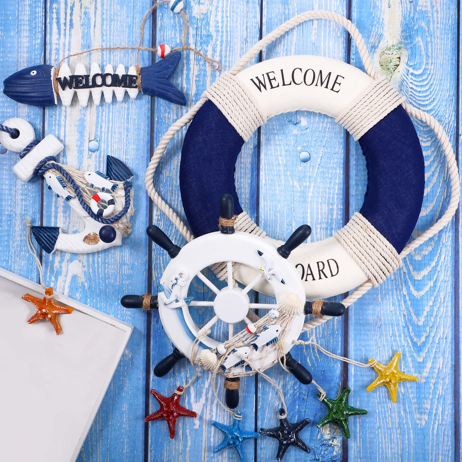 Marsui fishbone ornament brings maritime whimsy to walls.