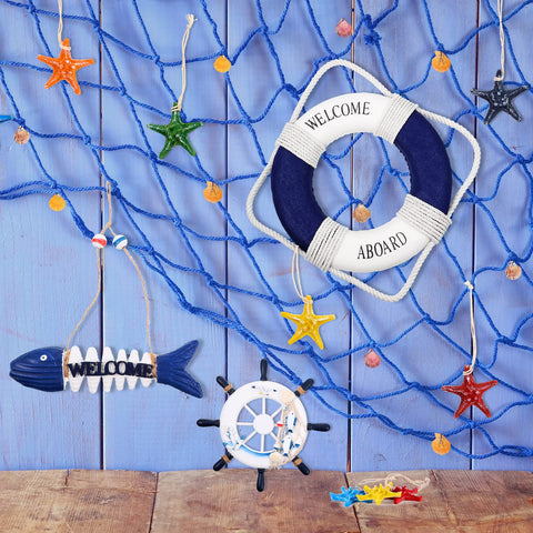 Marsui wood kedge accent for rustic nautical display.
