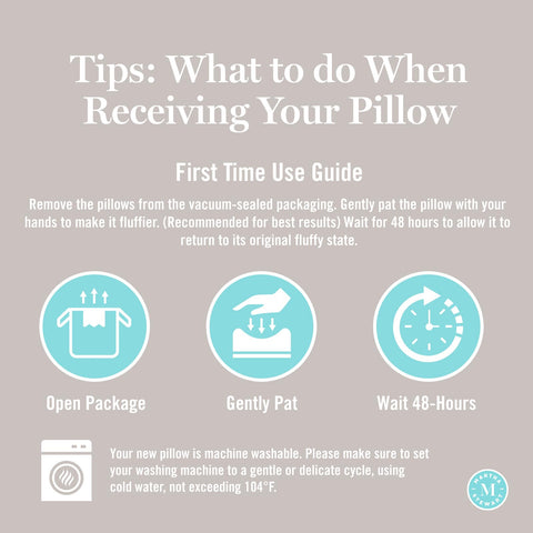 Martha Stewart Hotel Collection pillow side sleeping position for neck support