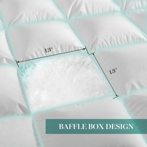 Martha Stewart hypoallergenic FreshLoft fill for a cleaner king comforter.