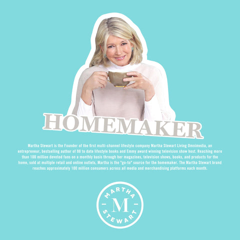 Martha Stewart packaging compressed for eco-friendly shipping with minimal waste