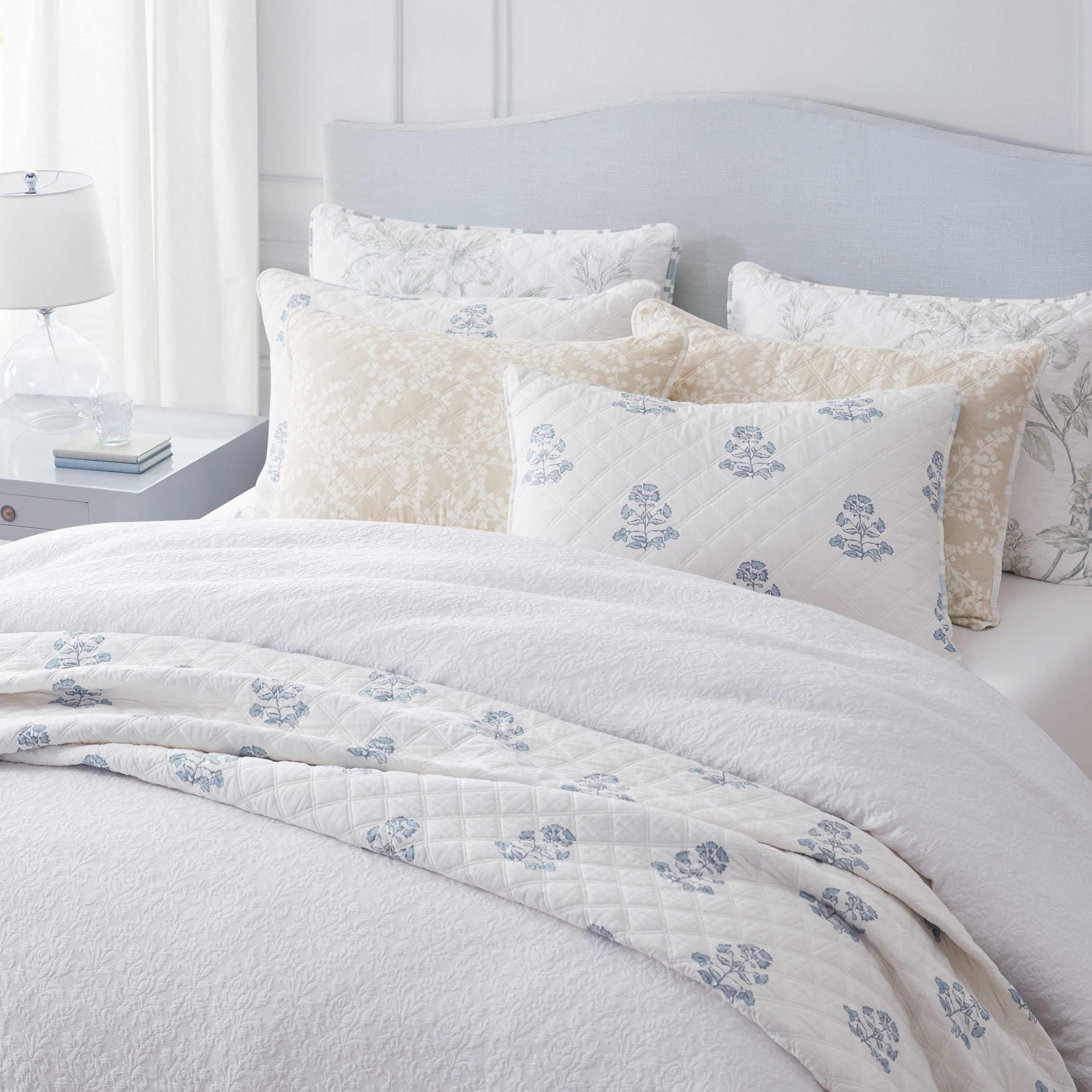 Martha Stewart queen quilt set delivers year-round comfort with breathable layering.