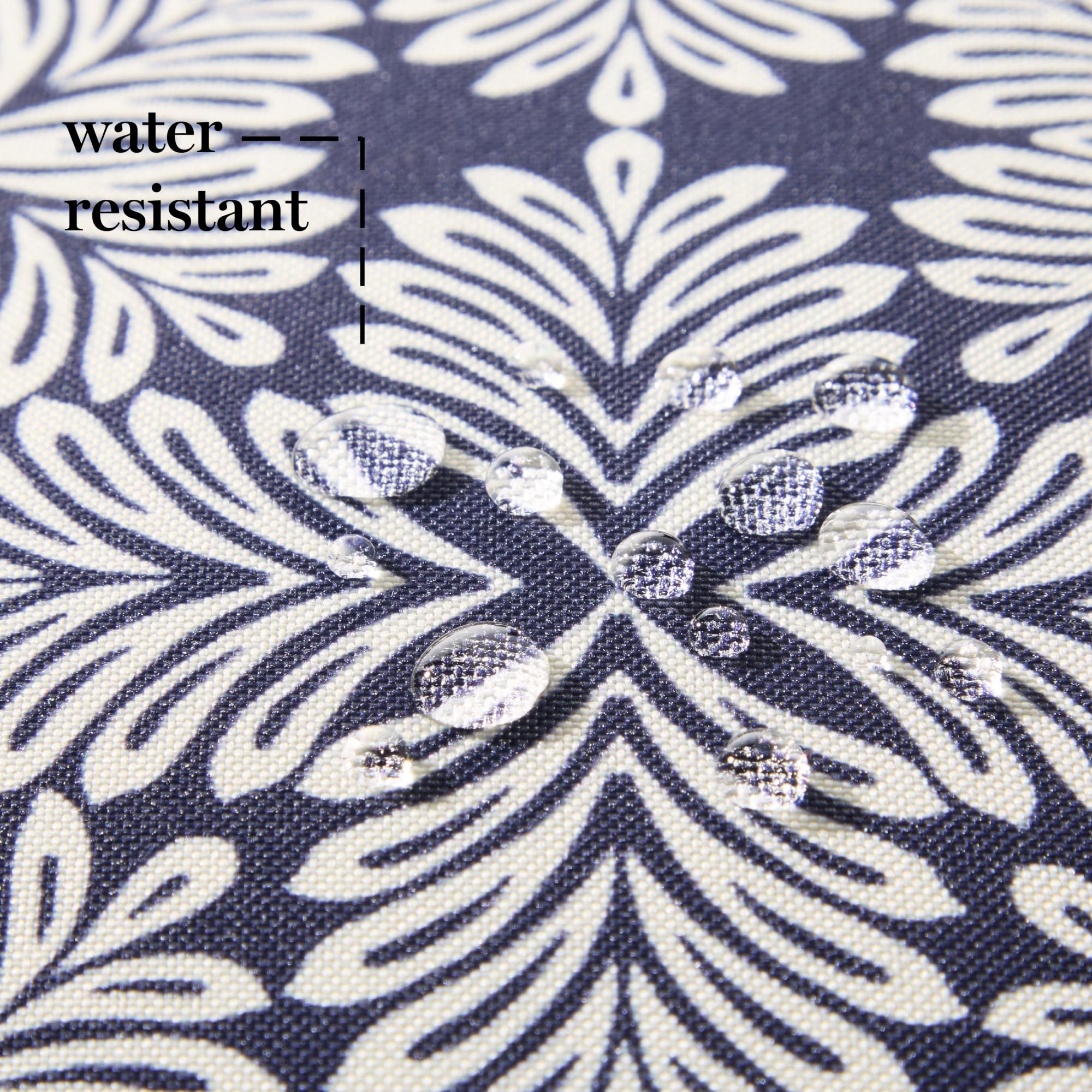 Martha Stewart Tulum lumbar pillow 11x18 size shown on chair for scale