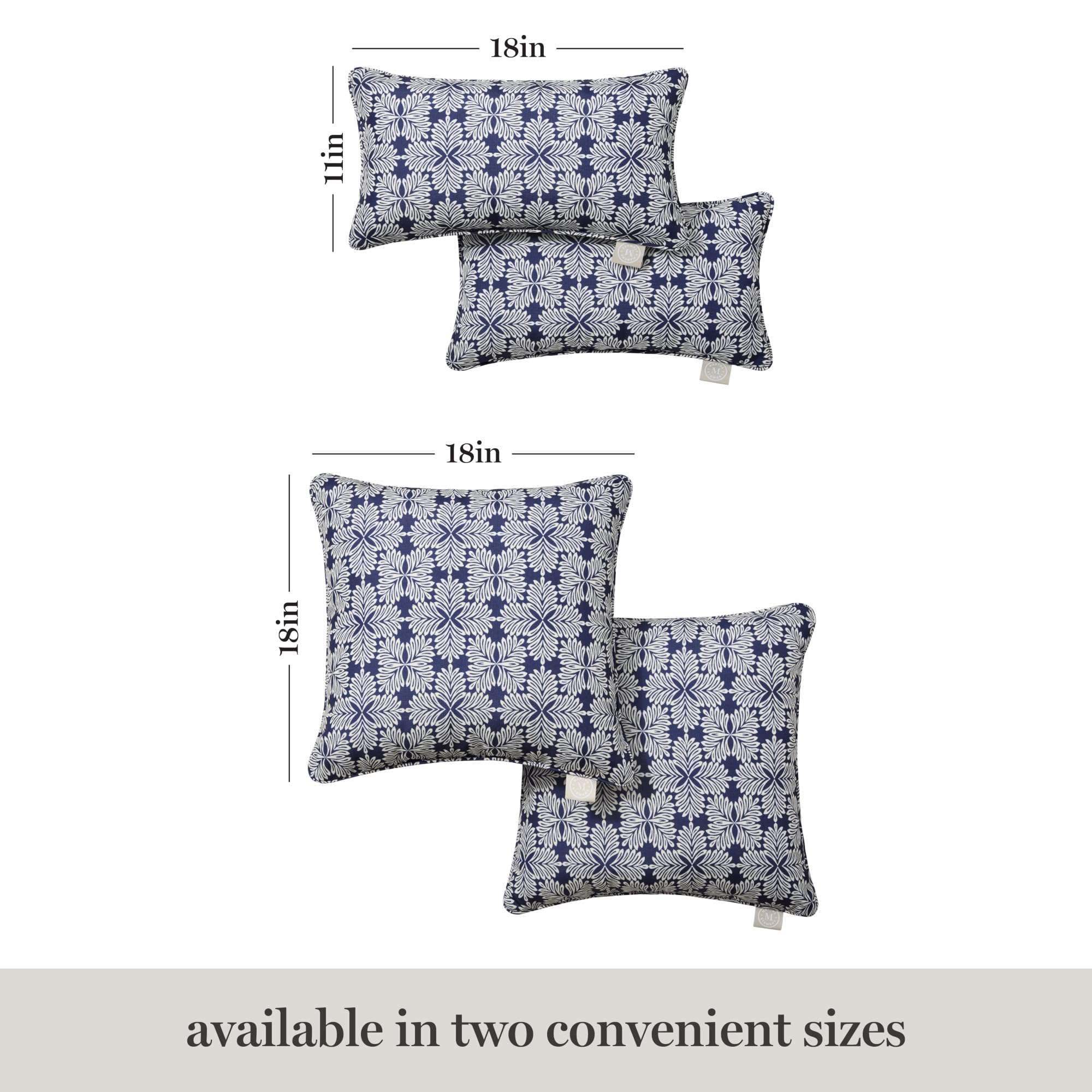Martha Stewart Tulum pillow ships vacuum-sealed; fluff to full loft after unpacking